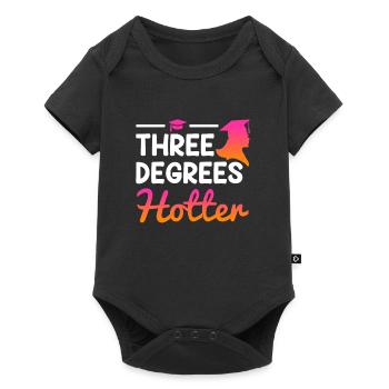 Three Degrees Bachelor Master Doctoral Degree - Baby Premium short-sleeve bodysuit - black - Front