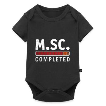 M.Sc completed Master Degree Master of Science - Baby Premium short-sleeve bodysuit - black - Front