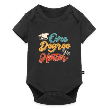 A hot Bachelor's degree - Baby Premium short-sleeve bodysuit - black - Front