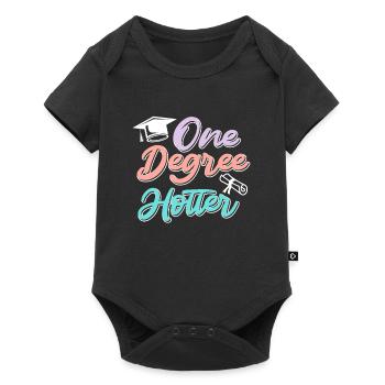 A hot Bachelor's degree - Baby Premium short-sleeve bodysuit - black - Front