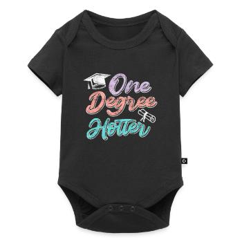 A hot Bachelor's degree - Baby Premium short-sleeve bodysuit - black - Front