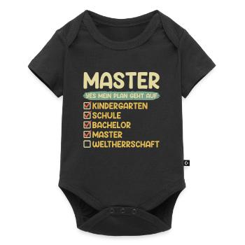 Kindergarten School Bachelor Master Degree - Baby Premium short-sleeve bodysuit - black - Front