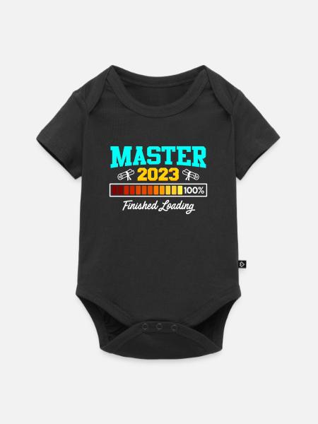 Masterabschluss 2023 Master Abschluss - Baby Premium Kurzarmbody - Schwarz