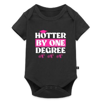 A hot Bachelor's degree Master's degree - Baby Premium short-sleeve bodysuit - black - Front