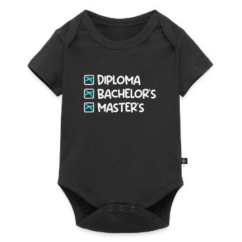 Certificat de fin d’études Bachelor Master - Body à manches courtes Premium Bébé - noir - Devant