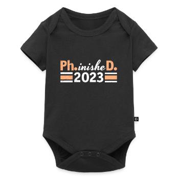 Phinished Degree 2023 Docteur Doctorat - Body à manches courtes Premium Bébé - noir - Devant