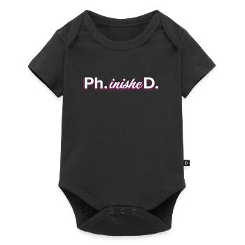 Phinished Ph.D Terminé Doctorat Doctorat - Body à manches courtes Premium Bébé - noir - Devant