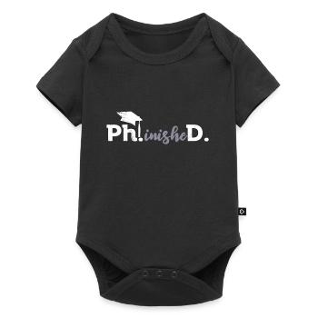 Phinished Finally Doctor Degree Doctorate - Baby Premium short-sleeve bodysuit - black - Front