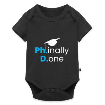 Phinished Done Enfin terminé Ph.D Ph.D Diplôme - Body à manches courtes Premium Bébé - noir - Devant