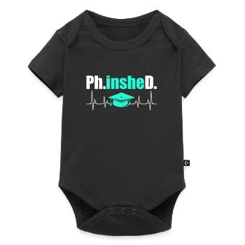 Phinished Finished Doctor Degree Doctorate - Baby Premium short-sleeve bodysuit - black - Front