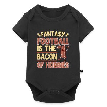 Fantasy Football is the Bacon of Hobbies - Baby Premium Kurzarmbody - Schwarz - Vorne