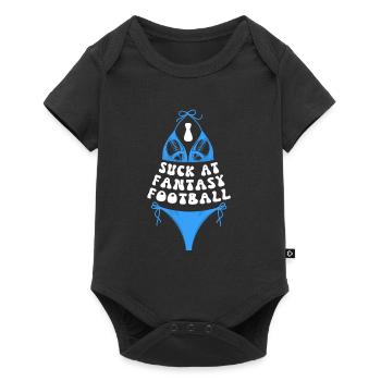 Mauvais joueur de football Fantasy - Body à manches courtes Premium Bébé - noir - Devant