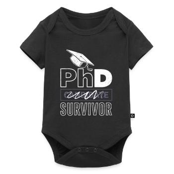 Survives Doctor Degree Ph.D Doctorate - Baby Premium short-sleeve bodysuit - black - Front