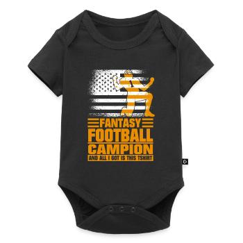 Champion de football Fantasy Champion Football Fantasy - Body à manches courtes Premium Bébé - noir - Devant