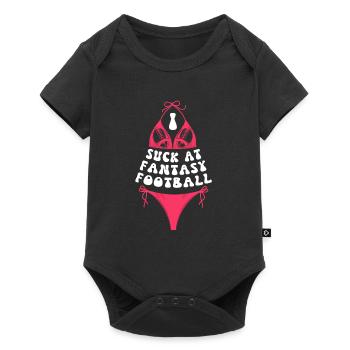 Mauvais joueur de football Fantasy - Body à manches courtes Premium Bébé - noir - Devant