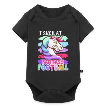 Fantasy Football Loser I suck at Fantasy Football - Baby Premium short-sleeve bodysuit - black - Front