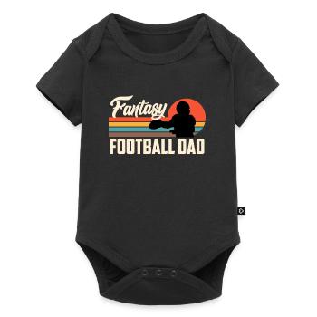 Fantasy Football Dad - Baby Premium short-sleeve bodysuit - black - Front