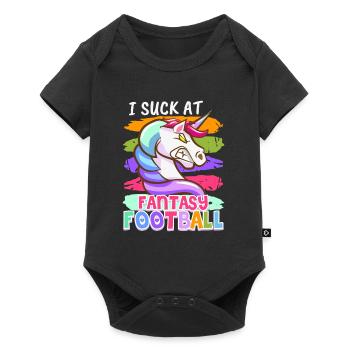 Fantasy Football Loser I suck at Fantasy Football - Baby Premium short-sleeve bodysuit - black - Front
