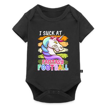 Fantasy Football Loser I suck at Fantasy Football - Baby Premium short-sleeve bodysuit - black - Front