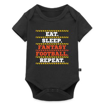 fantasy football - Baby Premium short-sleeve bodysuit - black - Front