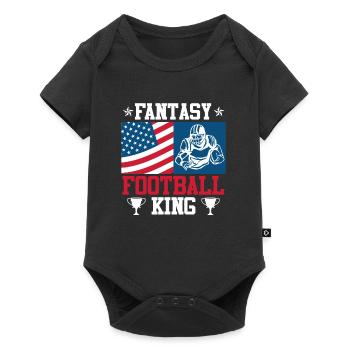 Fantasy Football King Fantasy Football Champ - Baby Premium short-sleeve bodysuit - black - Front