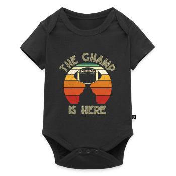 Der Fantasy Football Champ ist da - Baby Premium Kurzarmbody - Schwarz - Vorne