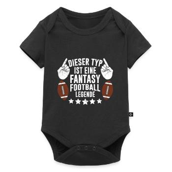 This guy is a fantasy football legend - Baby Premium short-sleeve bodysuit - black - Front