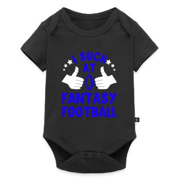 Fantasy Football Loser I suck at Fantasy Football - Baby Premium short-sleeve bodysuit - black - Front
