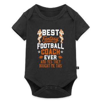 Best Fantasy Football Coach - Baby Premium short-sleeve bodysuit - black - Front