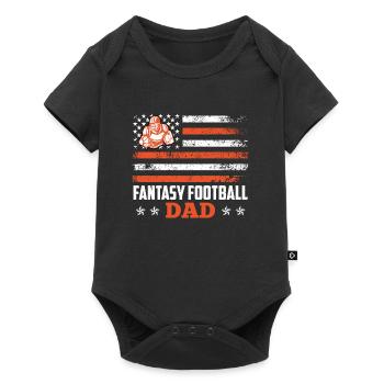 Fantasy Football Dad - Baby Premium short-sleeve bodysuit - black - Front