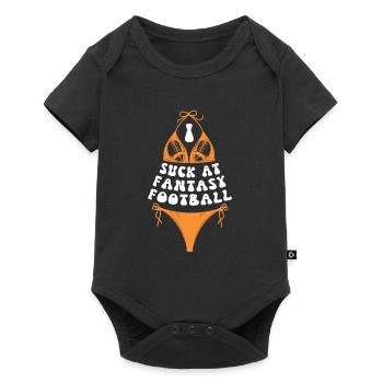 Mauvais joueur de football fantastique - Body à manches courtes Premium Bébé - noir - Devant