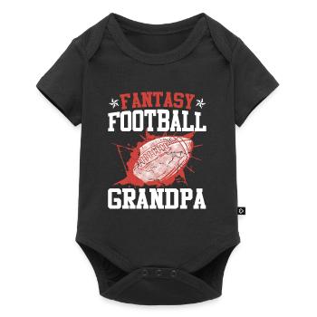 Fantasy Football Grand-père Grand-père Fantasy Football - Body à manches courtes Premium Bébé - noir - Devant