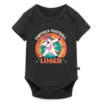 Fantasy Football Loser Unicorn Fantasy Football - Baby Premium short-sleeve bodysuit - black - Front