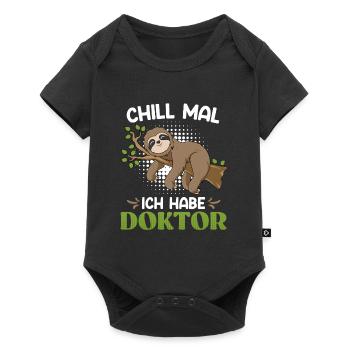 Doctor Relax I have a PhD - Baby Premium short-sleeve bodysuit - black - Front