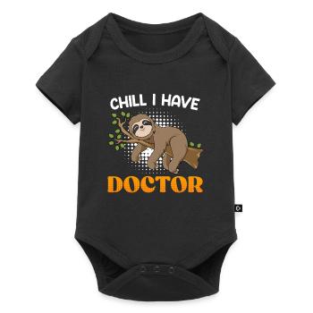 Doctor Relax I have a PhD - Baby Premium short-sleeve bodysuit - black - Front