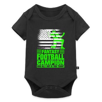 Champion de football Fantasy Champion Football Fantasy - Body à manches courtes Premium Bébé - noir - Devant