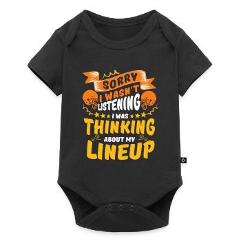 Désolé, je pensais à mon line-up - Body à manches courtes Premium Bébé - noir - Devant