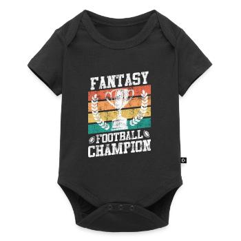 Champion de football Fantasy Champion de football Fantasy - Body à manches courtes Premium Bébé - noir - Devant