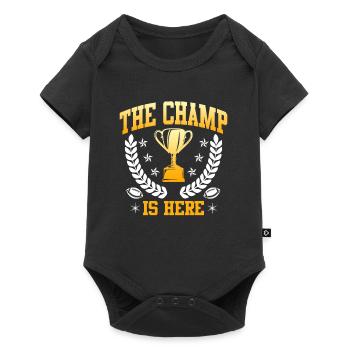 Der Fantasy Football Champ ist hier - Baby Premium Kurzarmbody - Schwarz - Vorne
