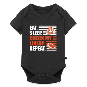 Manger Dormir Vérifiez ma gamme Répéter - Body à manches courtes Premium Bébé - noir - Devant
