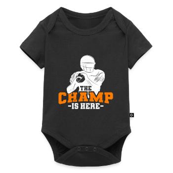 Der Fantasy Football Champ ist da - Baby Premium Kurzarmbody - Schwarz - Vorne
