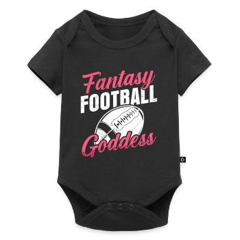 Fantasy Football Goddess Women Fantasy Football - Body à manches courtes Premium Bébé - noir - Devant