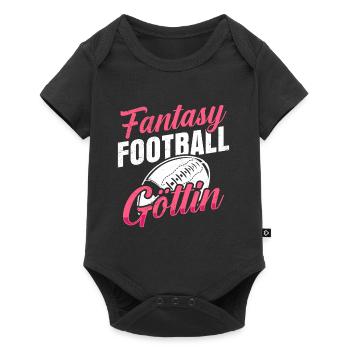 Fantasy Football Goddess Women Fantasy Football - Body à manches courtes Premium Bébé - noir - Devant