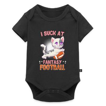 Fantasy Football Loser - Baby Premium short-sleeve bodysuit - black - Front
