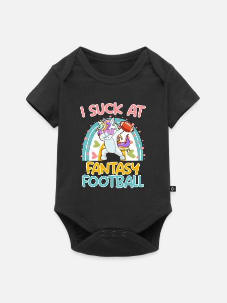 Fantasy Football Loser I suck at Fantasy Football - Baby Premium Kurzarmbody - Schwarz