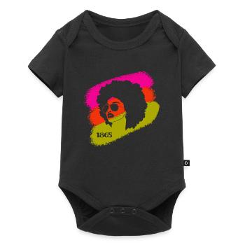 Juneteenth 1865 African American African woman - Baby Premium short-sleeve bodysuit - black - Front