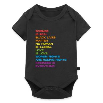 Black Lives Matter Women’s Rights Africa - Body à manches courtes Premium Bébé - noir - Devant