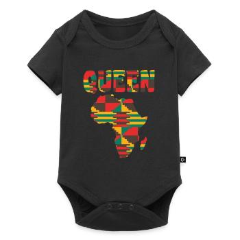 Africa African Queen Black Pride African Woman - Baby Premium short-sleeve bodysuit - black - Front