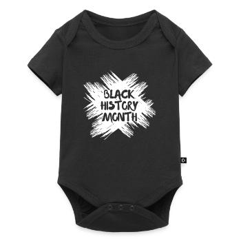 Mois de l’histoire des Noirs États-Unis Afro Amérique Afrique - Body à manches courtes Premium Bébé - noir - Devant