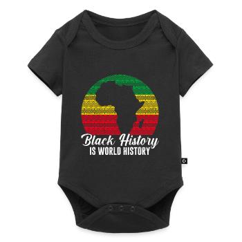 Black History is World History History Africa - Baby Premium short-sleeve bodysuit - black - Front